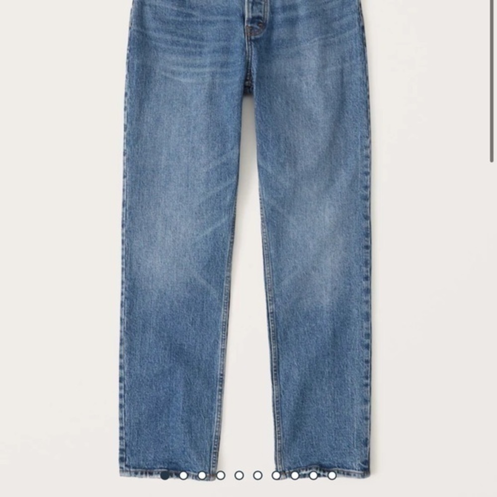 A&F Vintage Stretch Denim High Rise Dad Jeans “27 Long” - Picture 9 of 10